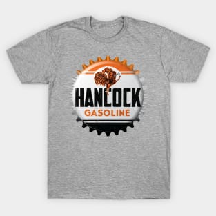 Hancock Gasoline Bottle Cap Retro T-Shirt T-Shirt